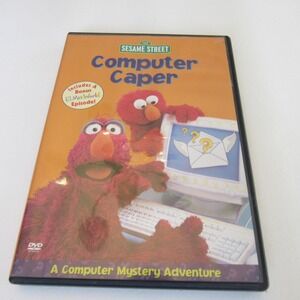 Sesame Street Computer Caper DVD 2002 Elmo Telly Monster Sony Wonder Mystery